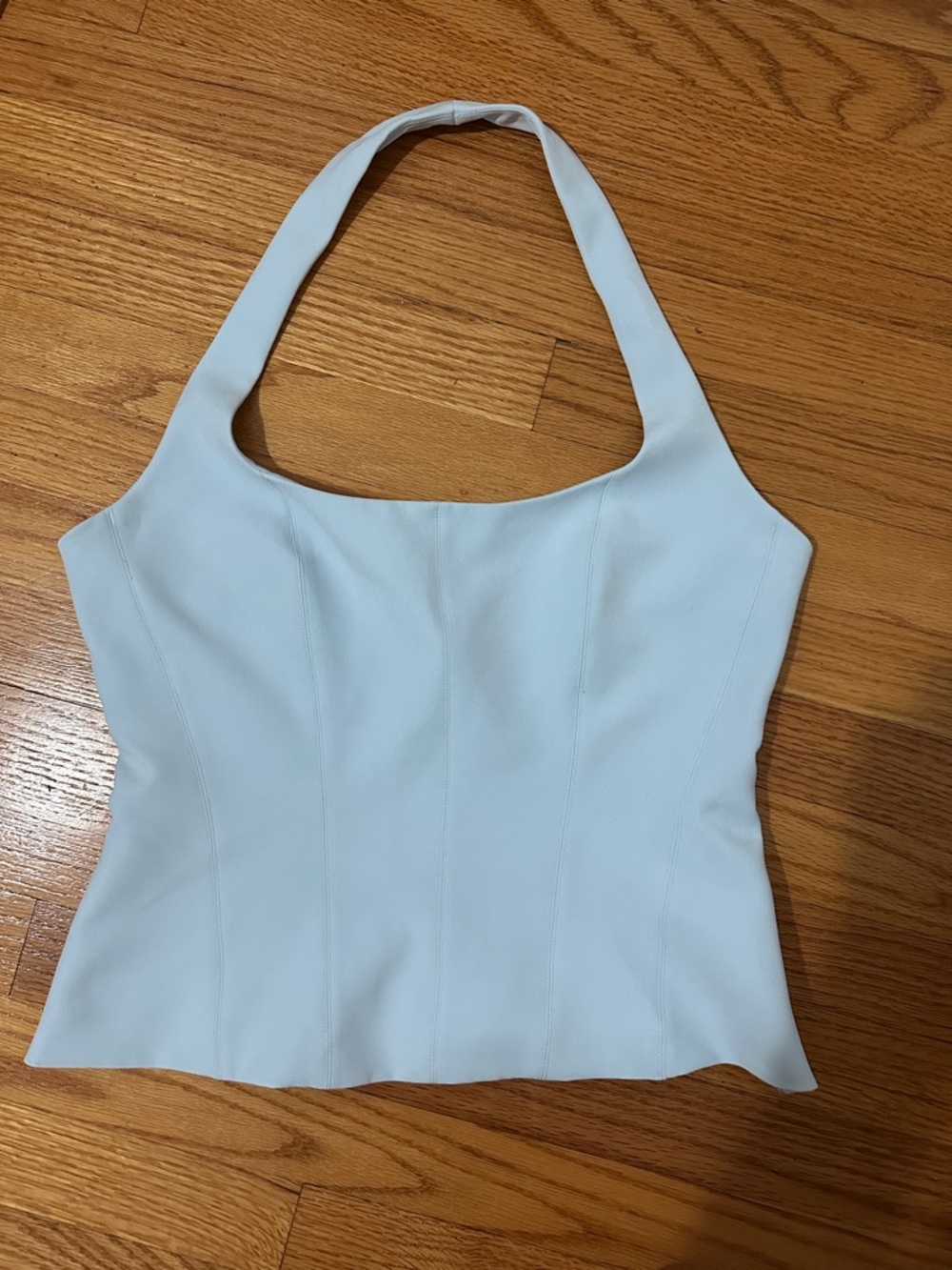NWT ZARA Halter Neck Top in Light Blue